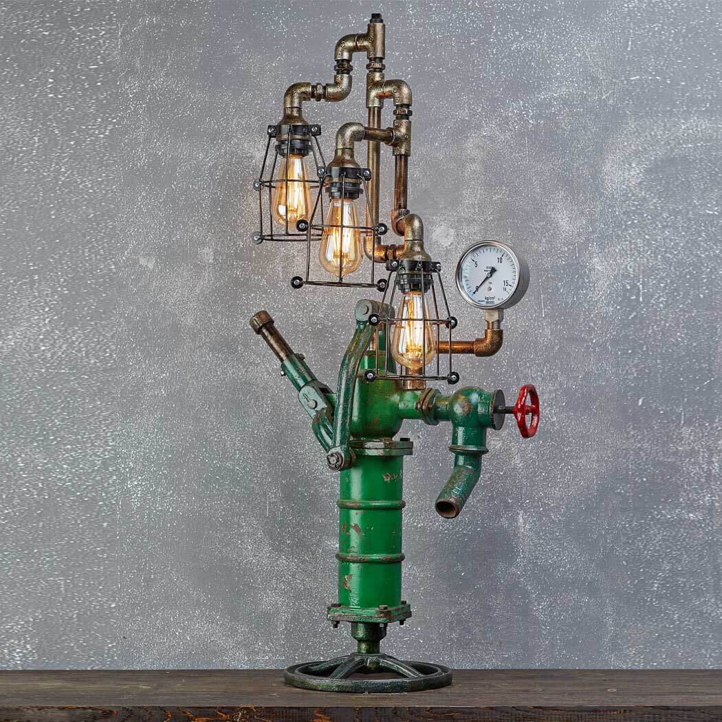 Short Spectacular Water Pump Lamp