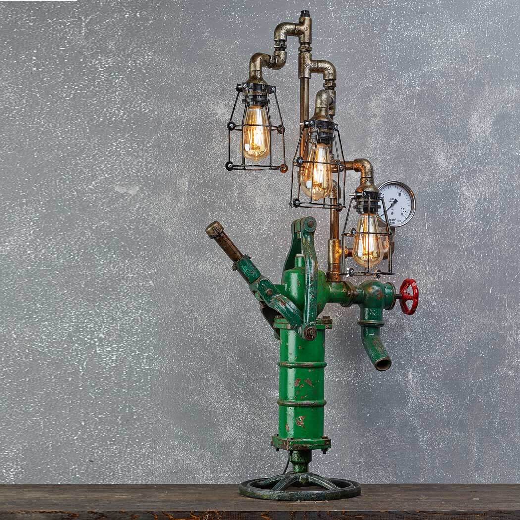 Short Spectacular Water Pump Lamp