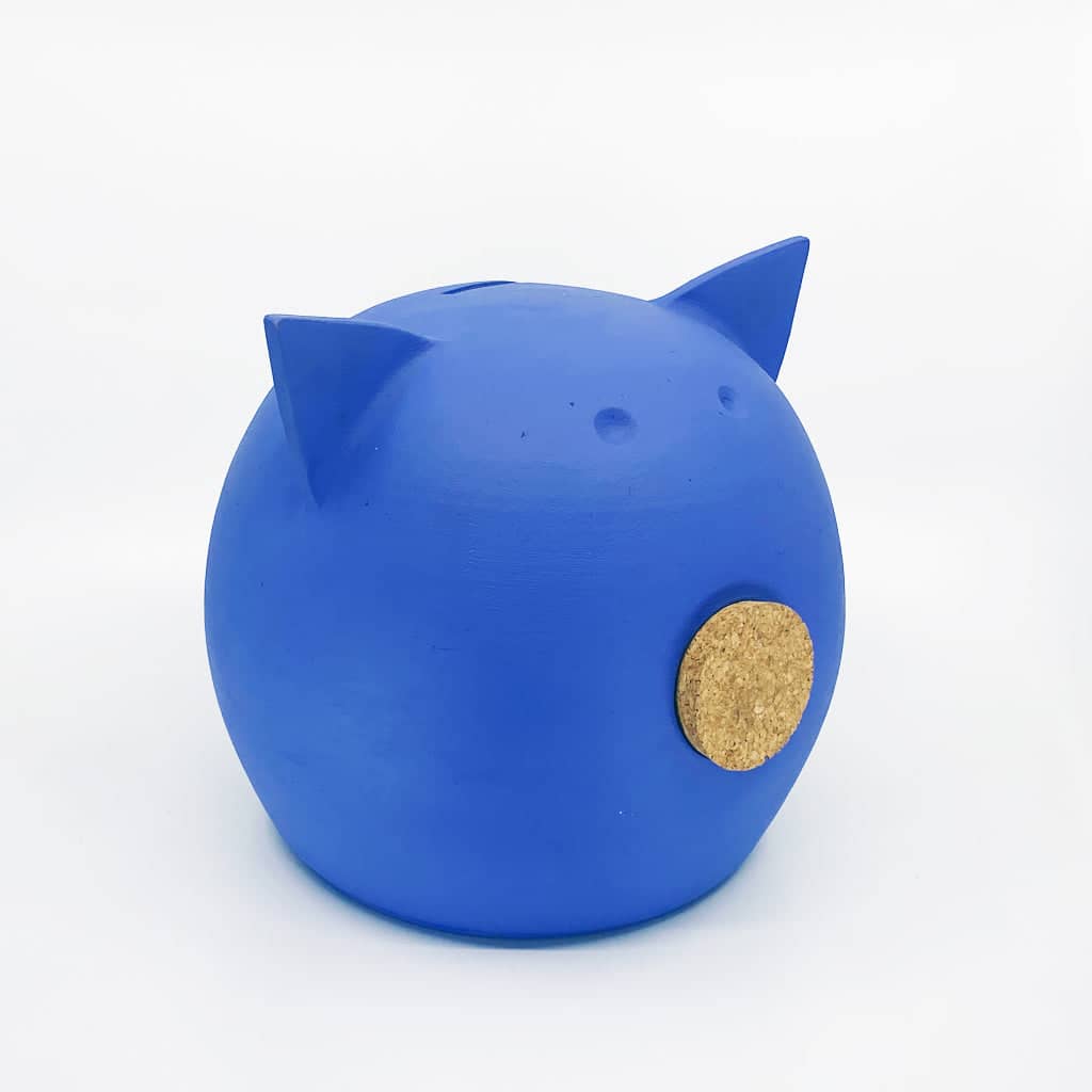 Handmade Ceramic Blackboard Piggy Bank -The Chalk Collection