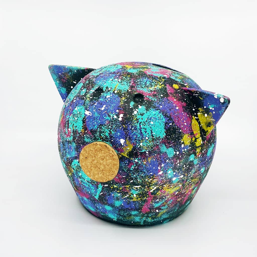 Ceramic Handmade Space Piggy Banks-GoldenPigs