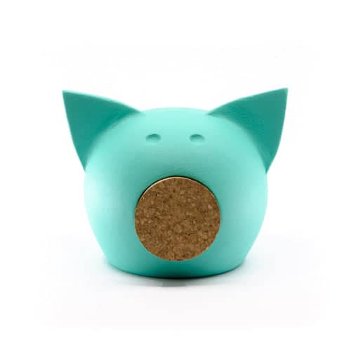 Handmade Ceramic Blackboard Piggy Bank -The Chalk Collection