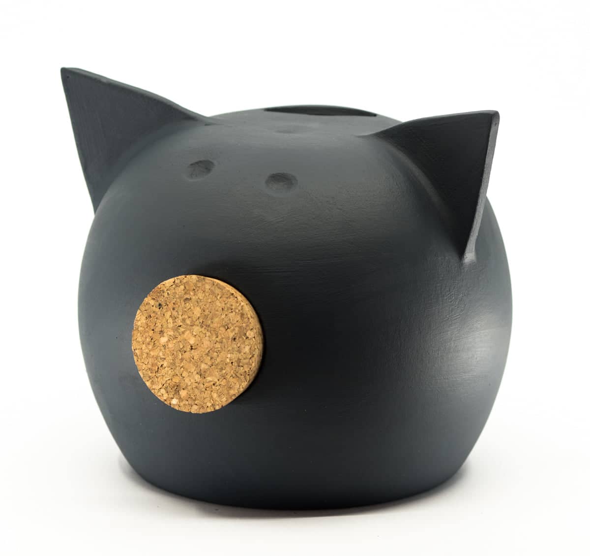 Handmade Ceramic Blackboard Piggy Bank -The Chalk Collection