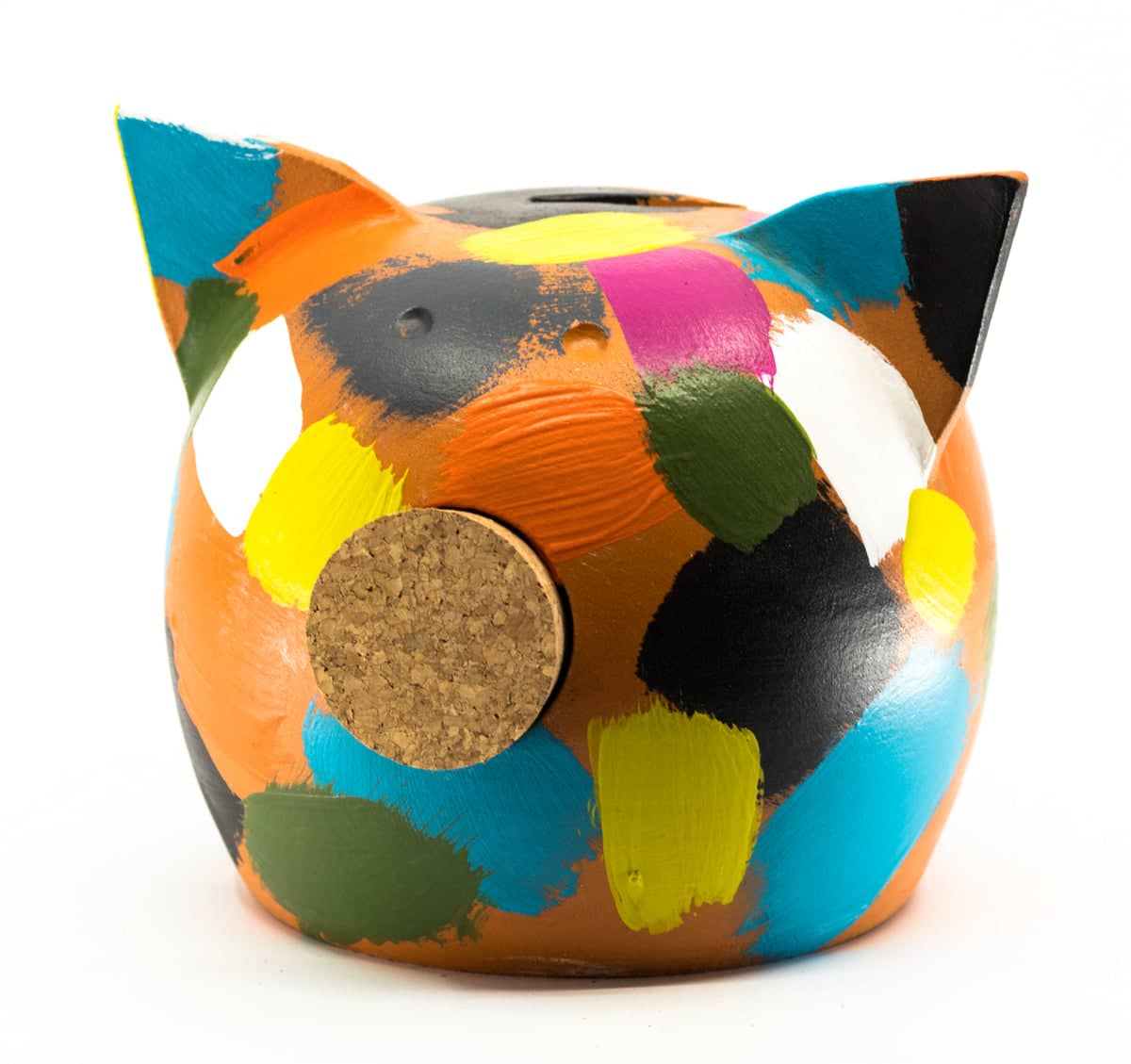 Handmade Ceramic Blackboard Piggy Bank -The Chalk Collection