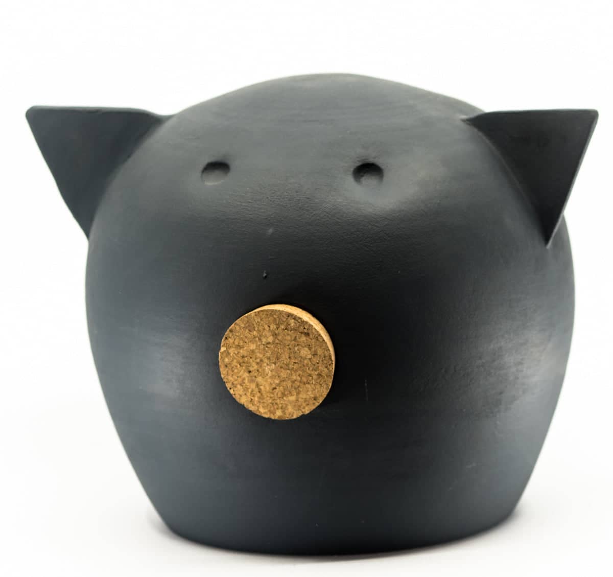 Handmade Ceramic Blackboard Piggy Bank -The Chalk Collection