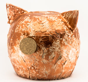 Ceramic Piggy Bank - Grunge Collection | Vintage Money Box Jar