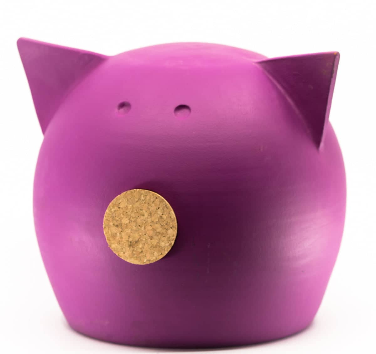 Handmade Ceramic Blackboard Piggy Bank -The Chalk Collection